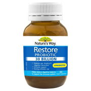 Nature's Way Restore Probiotic 30 Billion Cap X 30