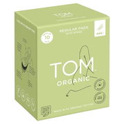 TOM Organic Regular Ultra Thin Pads with Wings X 10