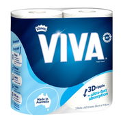 Kleenex Viva Paper Towel Rolls X 2 (Limit 2 per order)