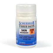 Schuessler Tissue Salts Combination D Skin Disorders Tab X 125