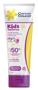 Cancer Council Kids Tube Sunscreen SPF50+ 250ml