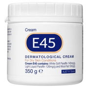 E45 Dermatological Cream for Dry Skin Conditions 350g