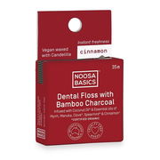 Noosa Basics Dental Floss with Bamboo Charcoal (Cinnamon) 35m