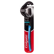 Colgate Toothbrush Slim Soft Charcoal Infused Bristles (Soft)
