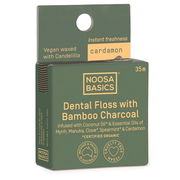 Noosa Basics Dental Floss with Bamboo Charcoal (Cardamon) 35m ChemiStop