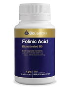 BioCeuticals Folinic Acid Bioactivated B9 Cap X 120 ChemiStop