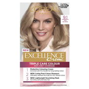 L'Oreal Paris Excellence Creme Hair Colour 9.1 Ash Blonde ChemiStop
