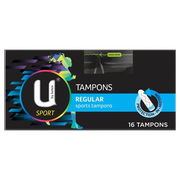 U By Kotex Tampons Sport Regular X 16