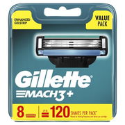 Gillette Mach3+ Replacement Cartridges X 8