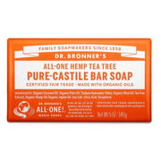 Dr. Bronner's All-one Hemp Pure-Castile Bar Soap - Tea Tree 140g