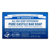 Dr. Bronner's All-one Hemp Pure-Castile Bar Soap - Peppermint 140g ChemiStop