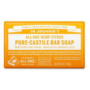 Dr. Bronner's All-one Hemp Pure-Castile Bar Soap - Citrus 140g