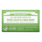 Dr. Bronner's All-one Hemp Pure-Castile Bar Soap - Green Tea 140g