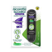 Nicorette QuickMist SmartTrack Mouth Spray - Freshmint 13.2ml (150 Sprays)
