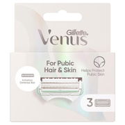 Gillette Venus for Pubic Hair & Skin Women's Razor Blades X 3