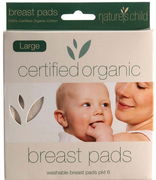 Nature's Child Cotton Washable Breast Pad Large X 6