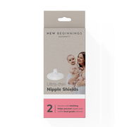 New Beginnings Silicone Nipple Shields X 2