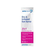 ApoHealth Dry & Irritated Eye Spray 2 in 1 Quick & Easy Mist 10ml