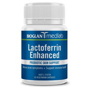 Bioglan Medlab Lactoferrin Enhanced Probiotic Skin Support Cap X 30