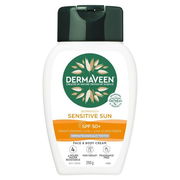 DermaVeen Sensitive Sun SPF 50+ Moisturising Face & Body Cream 250g