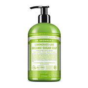 Dr. Bronner's All-one 4-in-1 Organic Sugar Pump Soap - Lemongrass Lime 355ml
