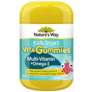Nature's Way Kids Smart Vita Gummies Multi-Vitamin + Omega-3 X 50