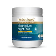 Herbs of Gold Magnesium Night Plus - Citrus Berry 300g ChemiStop
