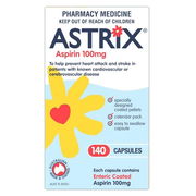 Astrix Aspirin 100mg Cap X 140
