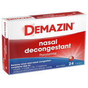 Demazin Nasal Decongestant Tab X 24 ChemiStop