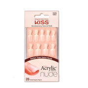 Kiss Salon Acrylic Nude French Nails Breathtaking (KAN01) ChemiStop