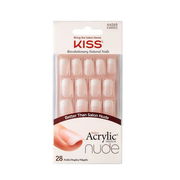 Kiss Salon Acrylic Nude French Nails Cashmere (KAN03)