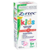 Zyrtec Kids Fast Acting Hayfever & Allergy Relief Liquid - Bubblegum 60ml
