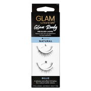 Glam Ready by Manicare Billie Pre-Glued Lashes - Natural