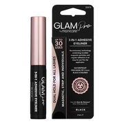 Glam Pro by Manicare 3-in-1 Adhesive Eyeliner - Black 3.5ml ChemiStop