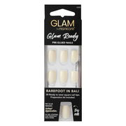 Glam Ready by Manicare Pre-Glued Nails (Barefoot in Bali) X 30
