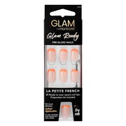 Glam Ready by Manicare Pre-Glued Nails (La Petite French) X 30