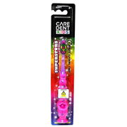 CareDent Kids Toothbrush - Superstars Flashing (Assorted Colours)