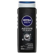 Nivea Men Active Clean 3 in 1 Shower Gel 500ml ChemiStop