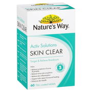 Nature's Way Activ Solutions Skin Clear Tab X 60 ChemiStop