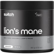 Switch Nutrition 100% Pure Organic Lion's Mane Unflavoured 60g
