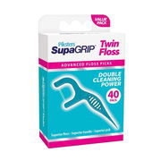 Piksters SupaGRIP Twin Floss Picks X 40