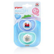 Pigeon MiniLight Pacifier (Small) X 2 - Assorted Colours & Designs