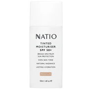 Natio Tinted Moisturiser SPF 50+ - Medium 50ml