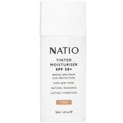 Natio Tinted Moisturiser SPF 50+ - Tan 50ml ChemiStop