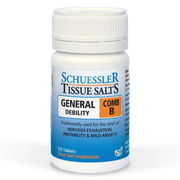Schuessler Tissue Salts Comb B General Debility Tab X 125