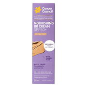 Cancer Council Nourishing BB Cream Matte (Medium Tint) SPF 50 + 50ml ChemiStop