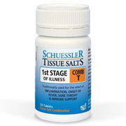 Schuessler Tissue Salts Comb T 1st Stage of Illness Tab X 125