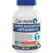 Caruso's Super Magnesium + Vitamin K2 Tab X 60 ChemiStop