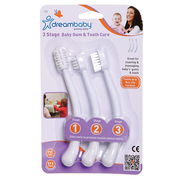 Dream Baby Toothbrush 3 Stage Set White