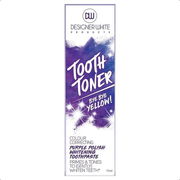 Designer White Toothpaste Tooth Toner Whitening Purple Polish 75ml
